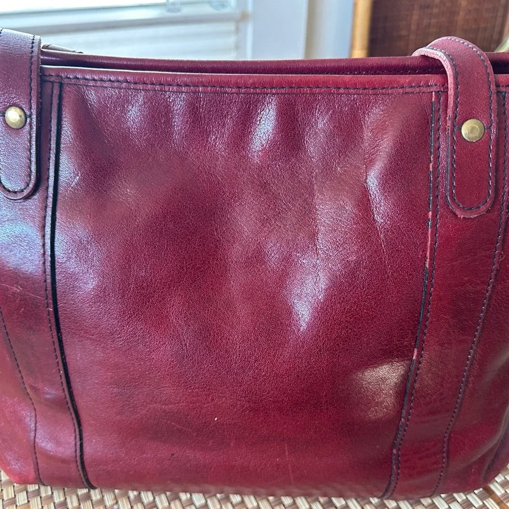 King Ranch Women's “Merlot” Leather Shoulder Bags - Picture 4 of 7